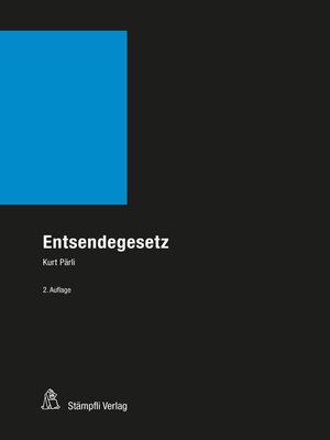 cover image of Entsendegesetz